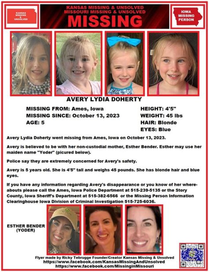 Avery Doherty Missing