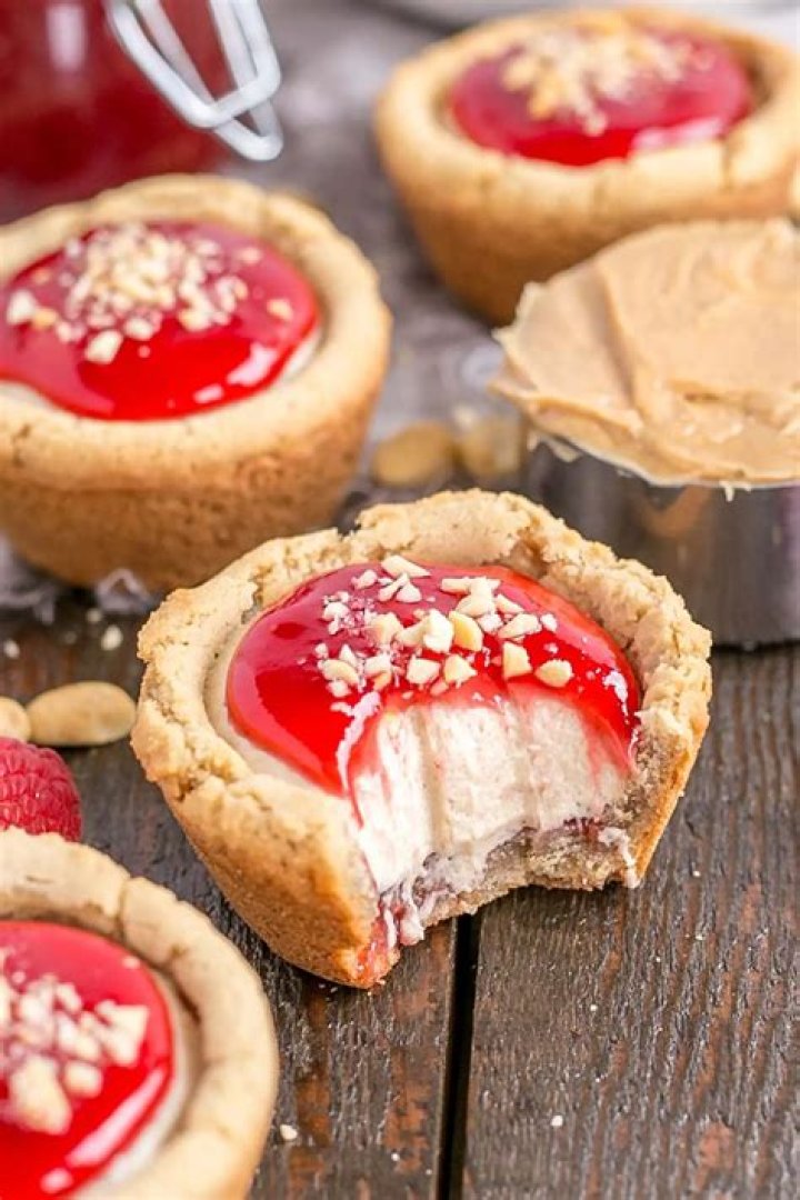 Cookie cup with a bite taken out of it.