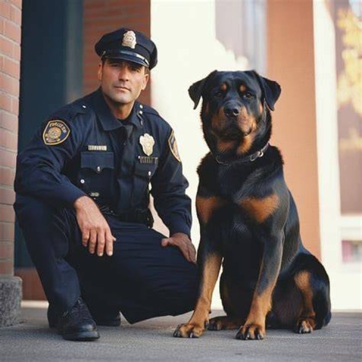 Cop with Dog