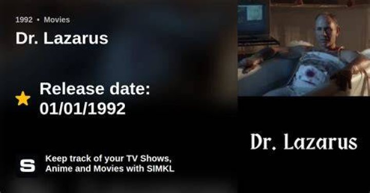 Dr. Lazarus