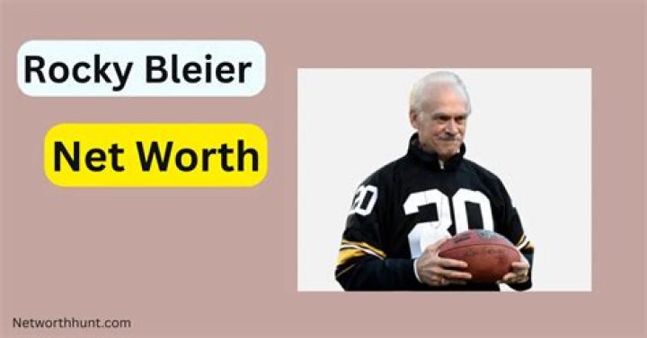 Rocky Bleier Net Worth
