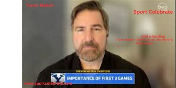 Trevor Matich Net Worth